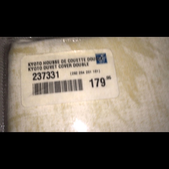 Christy Kyoto Full/Double Duvet Cover + 2 Shams 230TC New In Package $239 Value - Picture 4 of 14